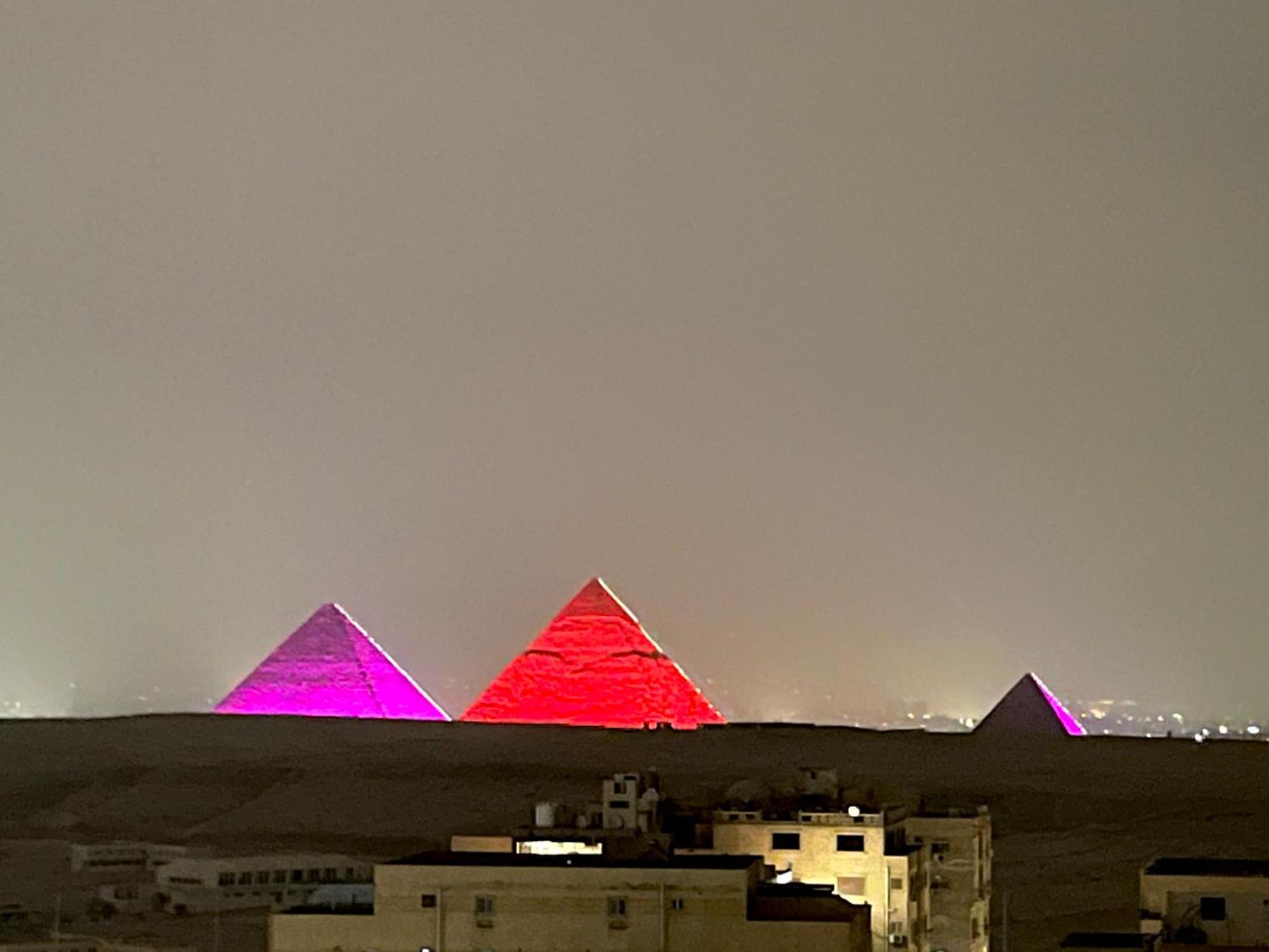 Panorama 3 Pyramids View Inn Giza Luaran gambar